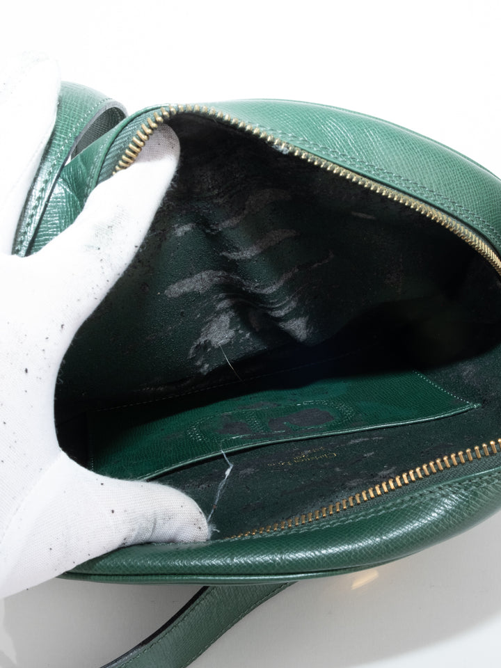 Green Leather Crossbody Bag