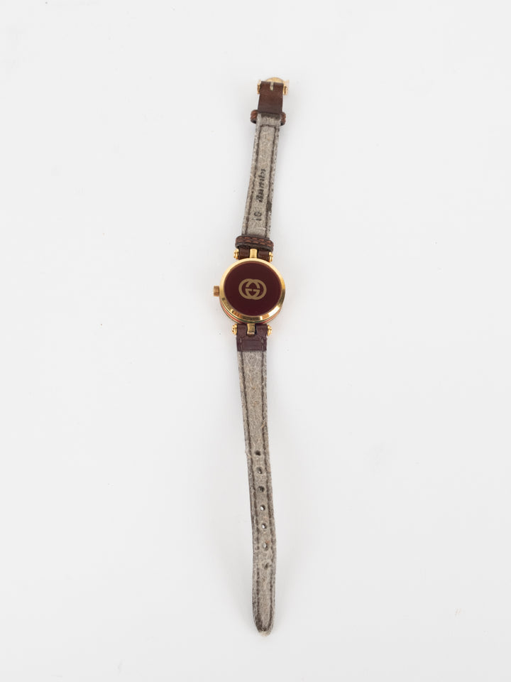 Gucci - Thin Brown Leather Watch