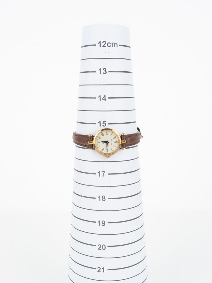 Gucci - Thin Brown Leather Watch