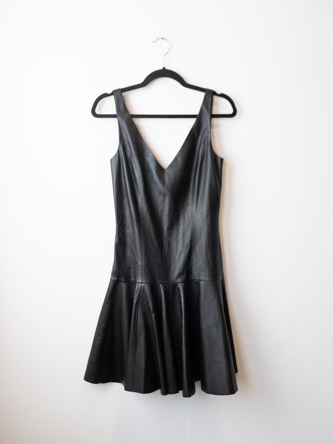 RARE Black Leather Dress