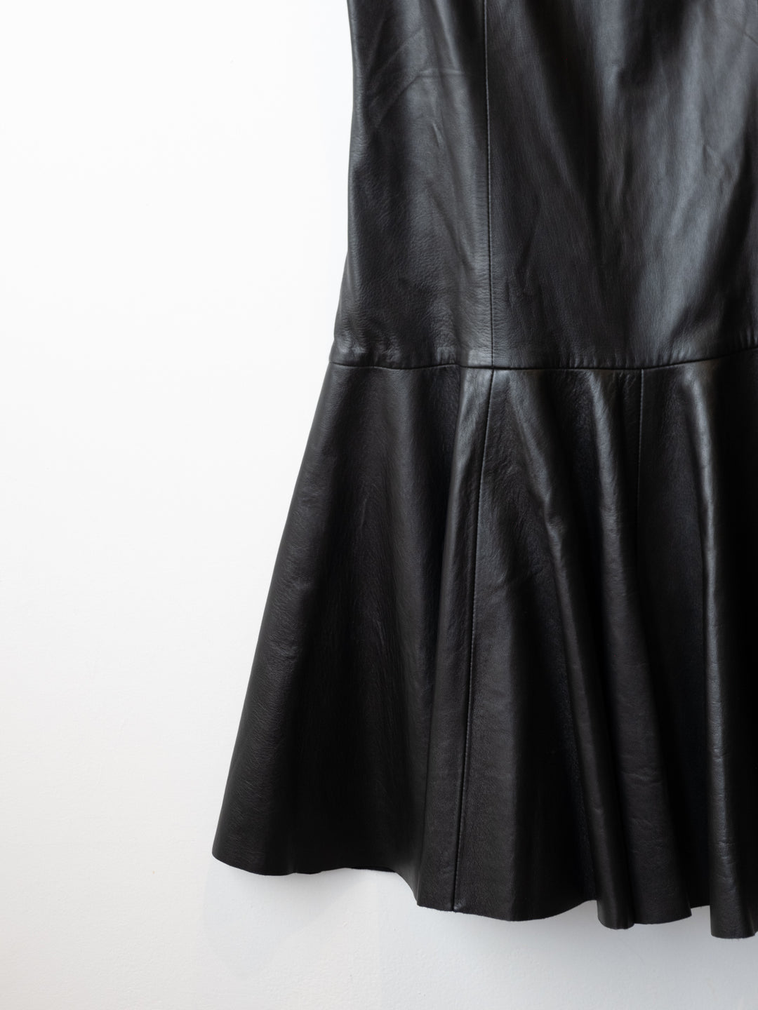 RARE Black Leather Dress