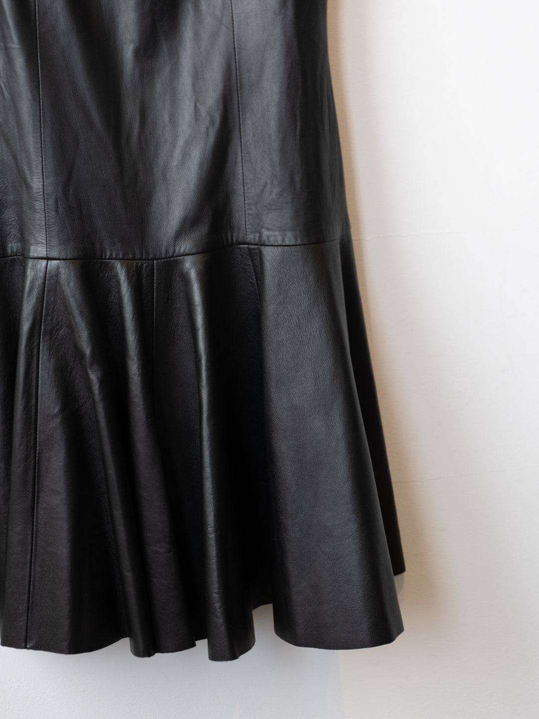 RARE Black Leather Dress