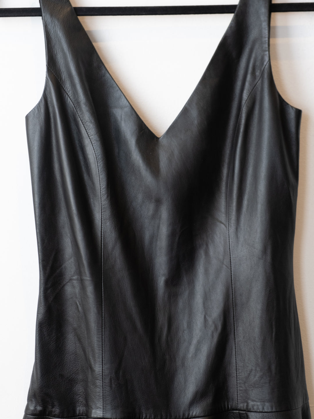 RARE Black Leather Dress