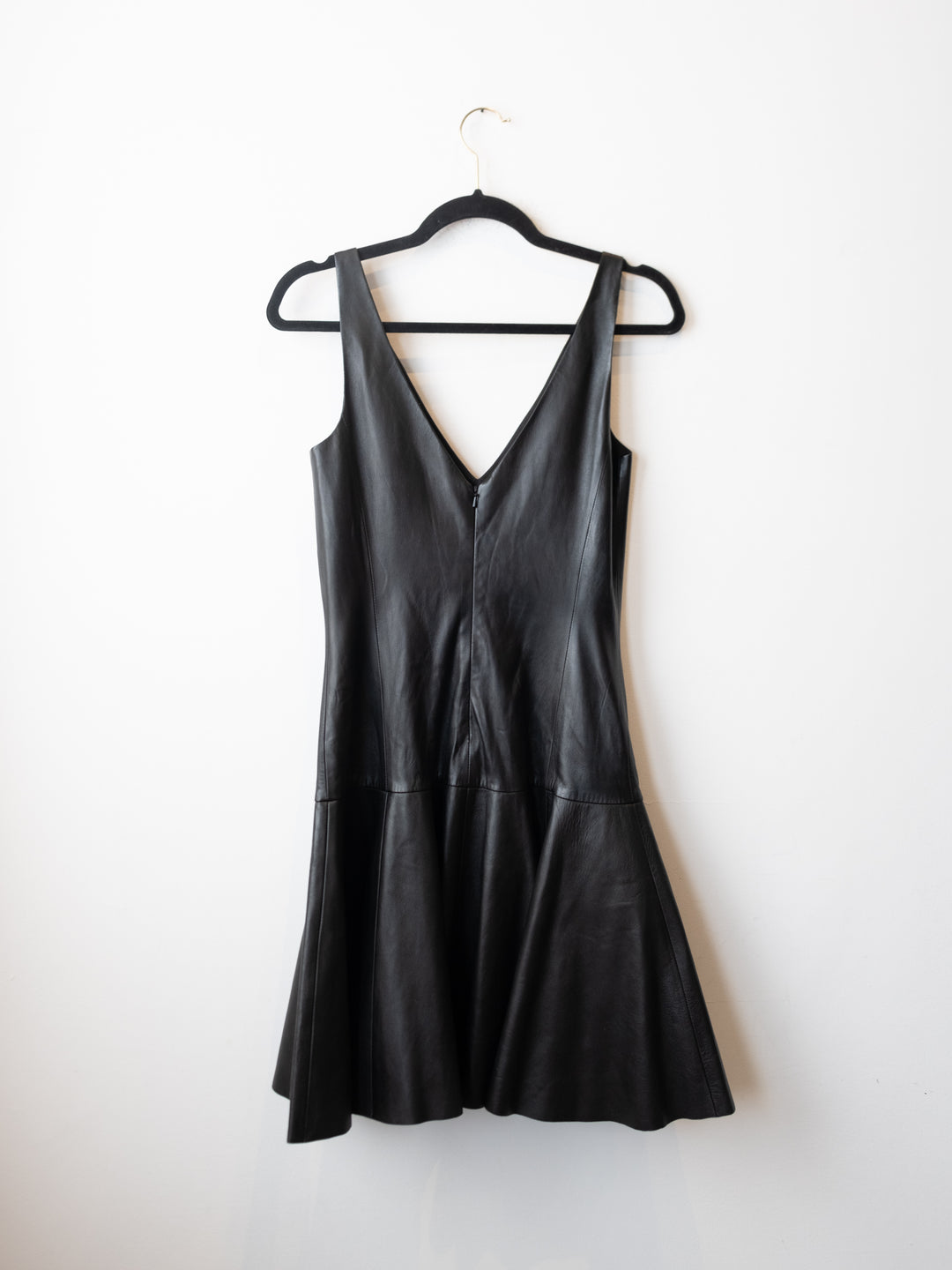 RARE Black Leather Dress