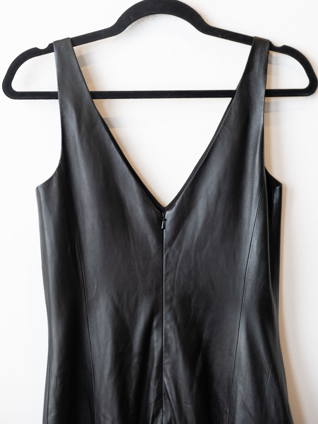 RARE Black Leather Dress