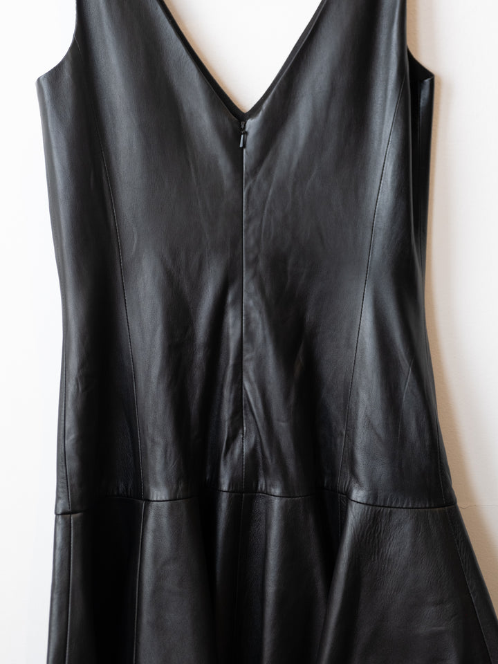 RARE Black Leather Dress