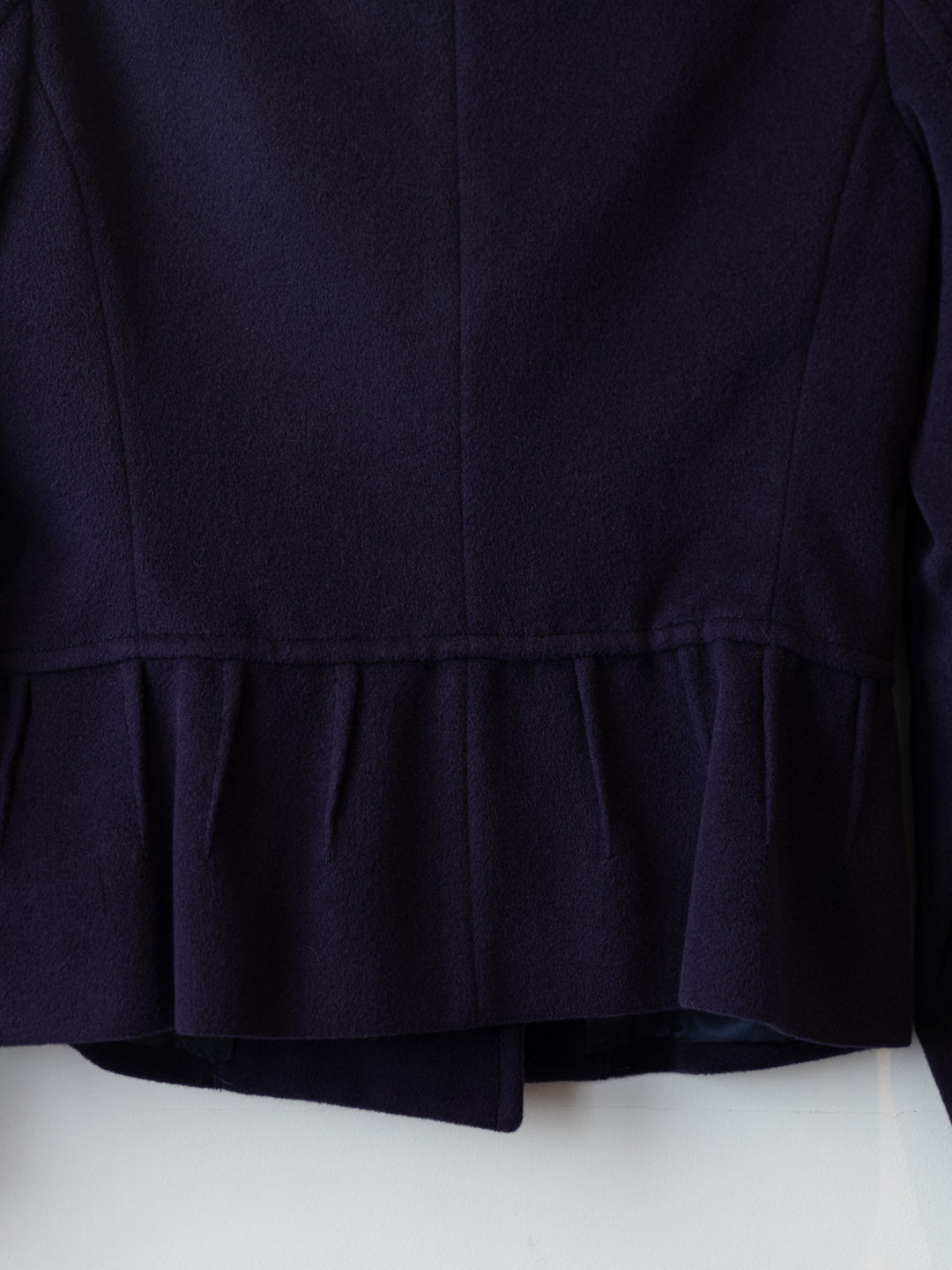 Dark Blue Crop Coat