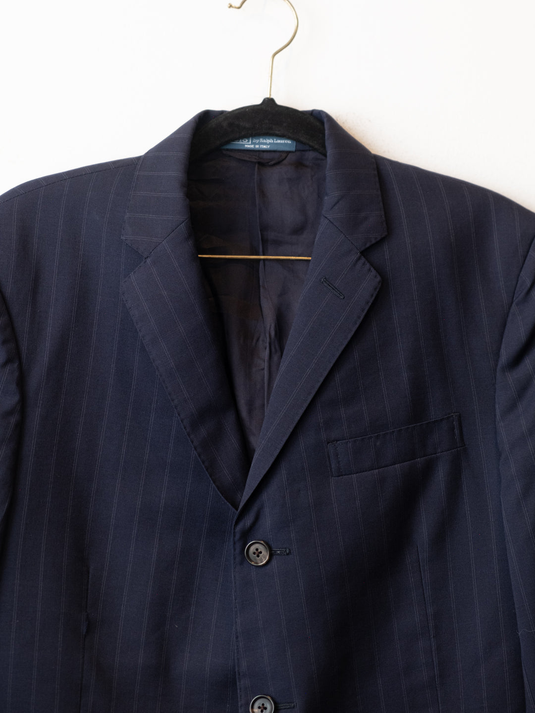 Navy Stripped Suit