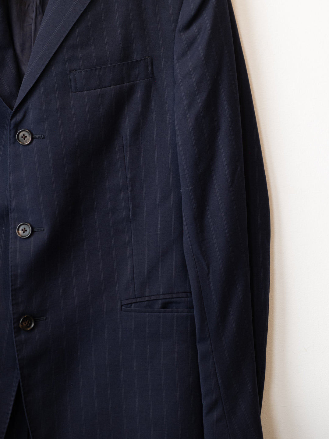 Navy Stripped Suit