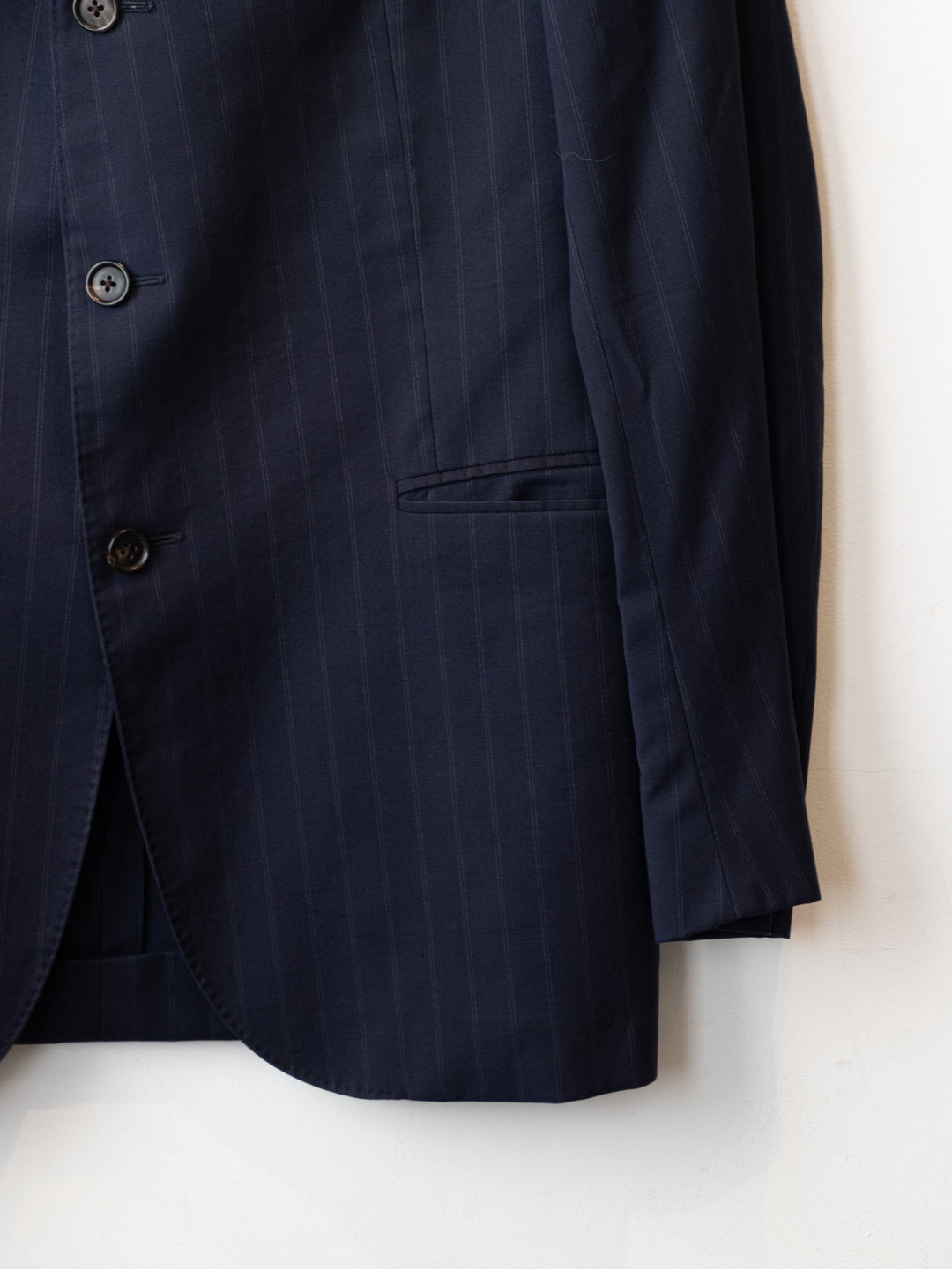 Navy Stripped Suit