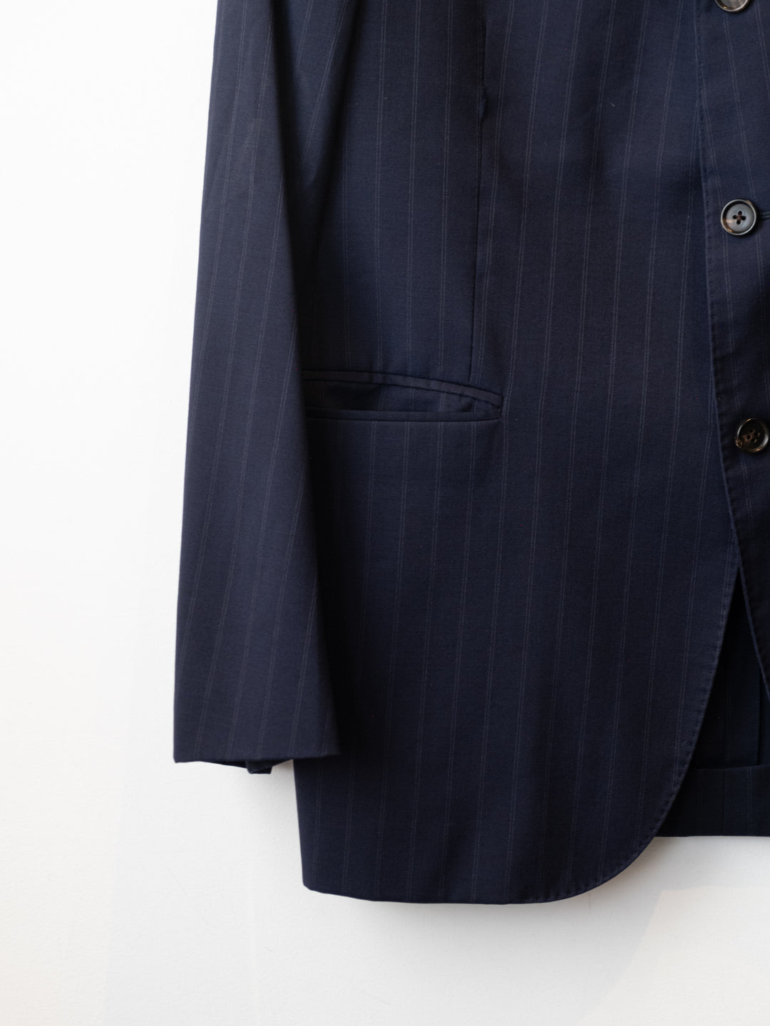 Navy Stripped Suit