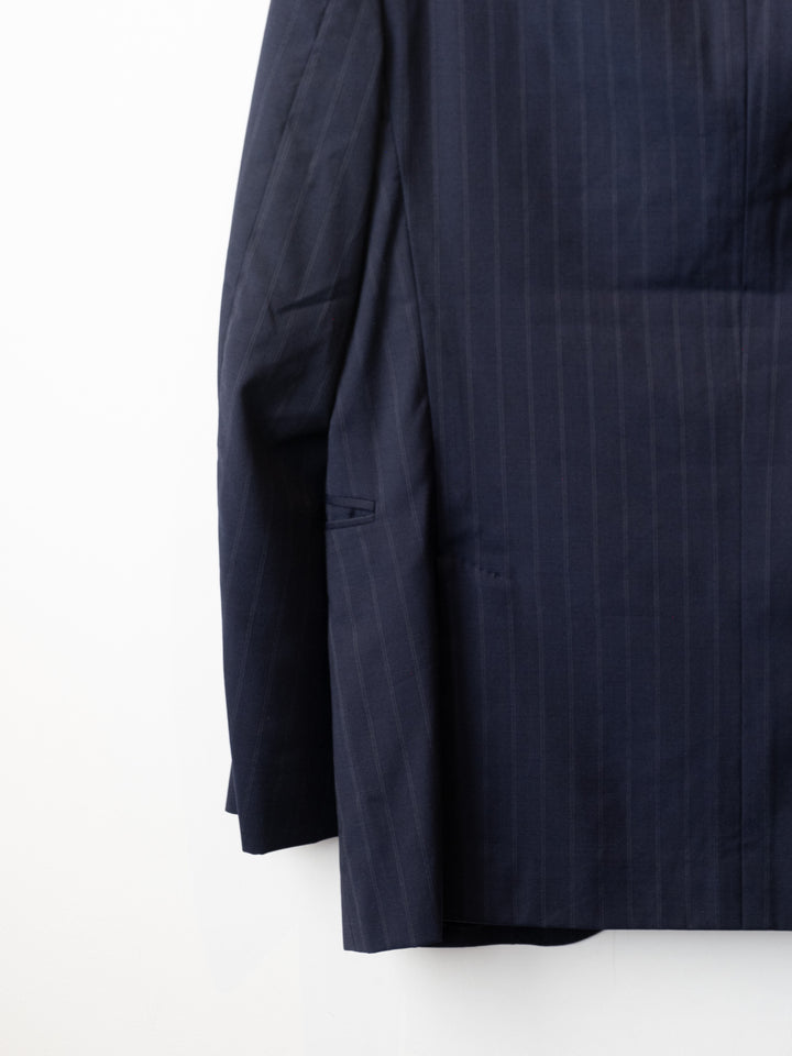 Navy Stripped Suit