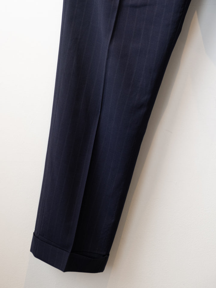 Navy Stripped Suit