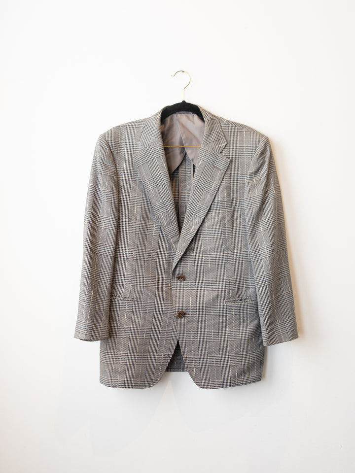 Grey Check Blazer