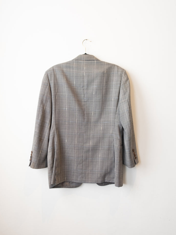 Grey Check Blazer