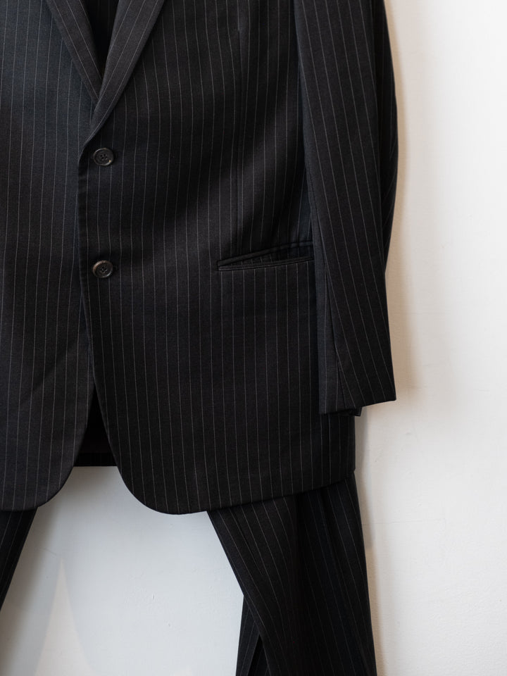 Dark Grey Stripped Suit