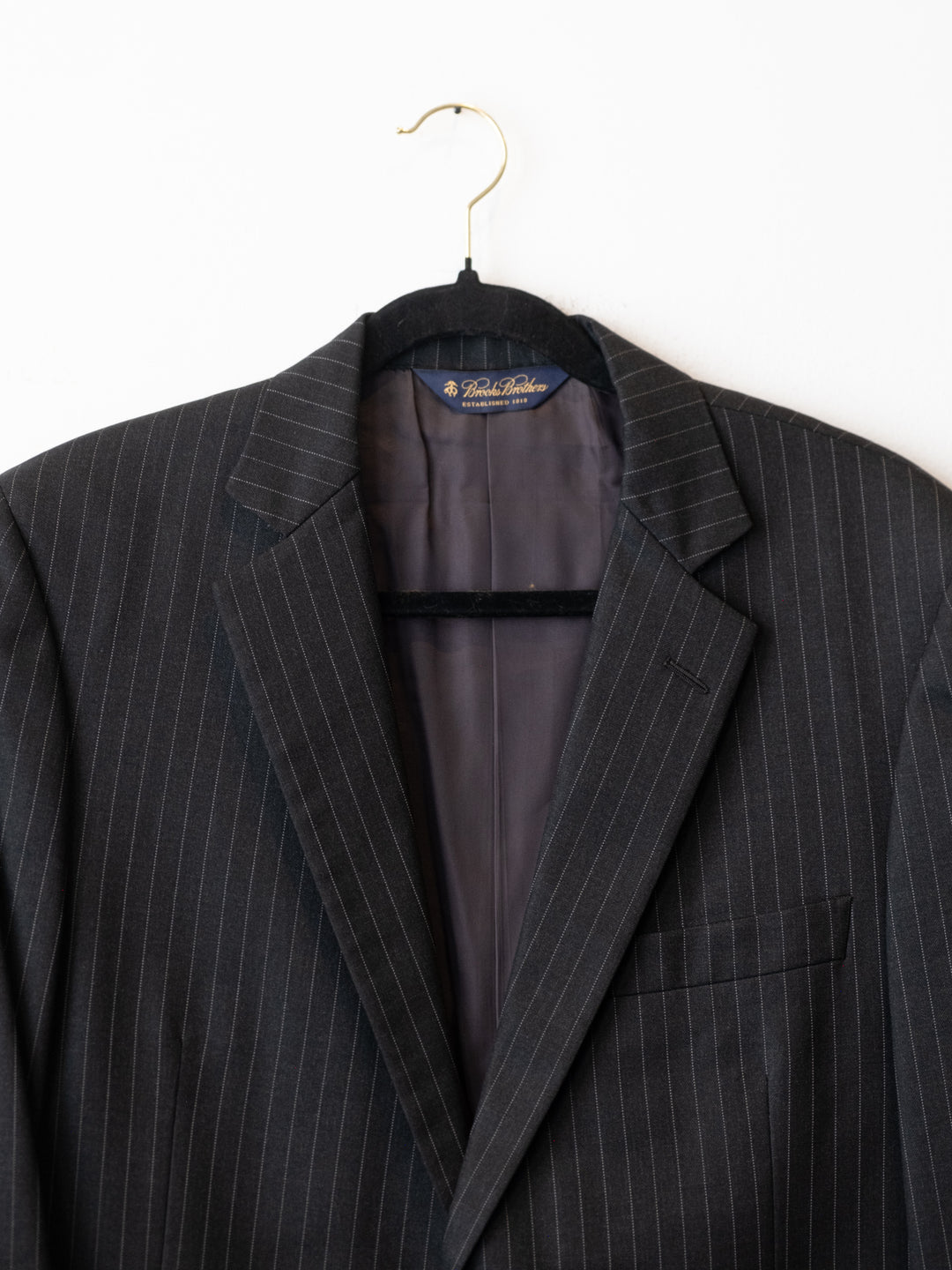 Dark Grey Stripped Suit