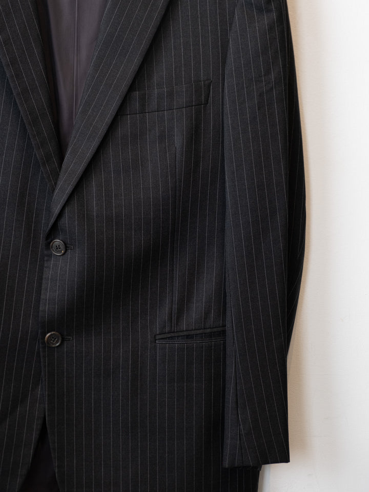 Dark Grey Stripped Suit