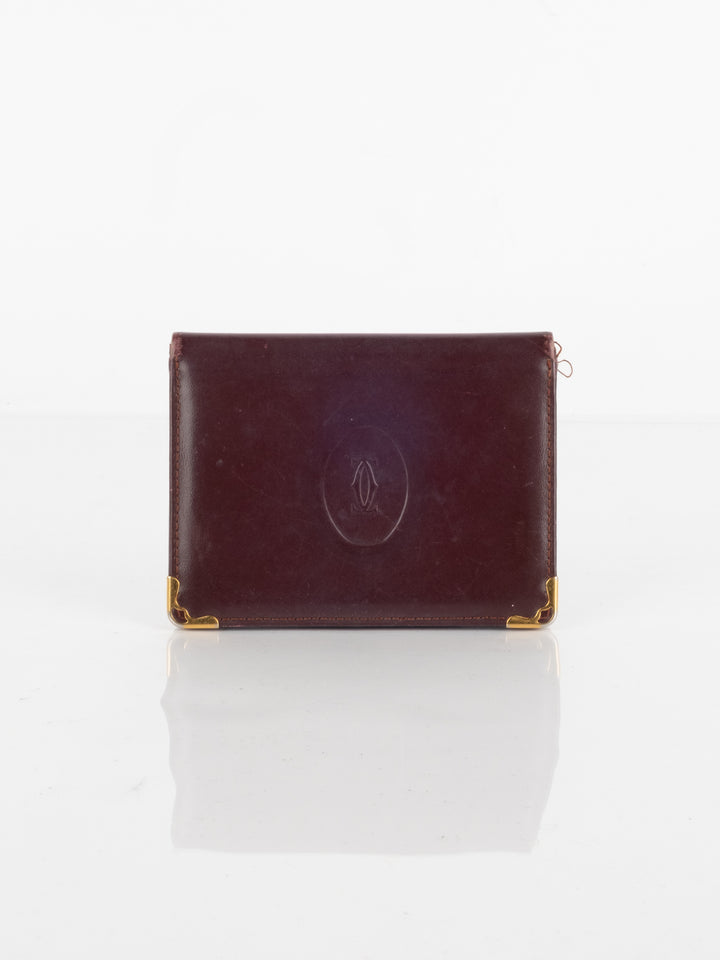 Burgundy Card Holder