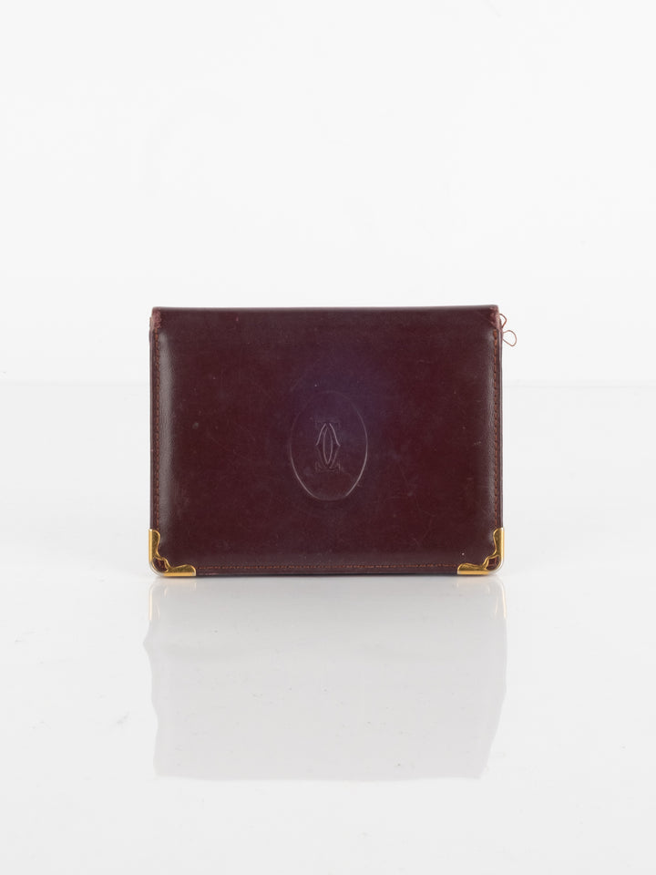 Burgundy Card Holder