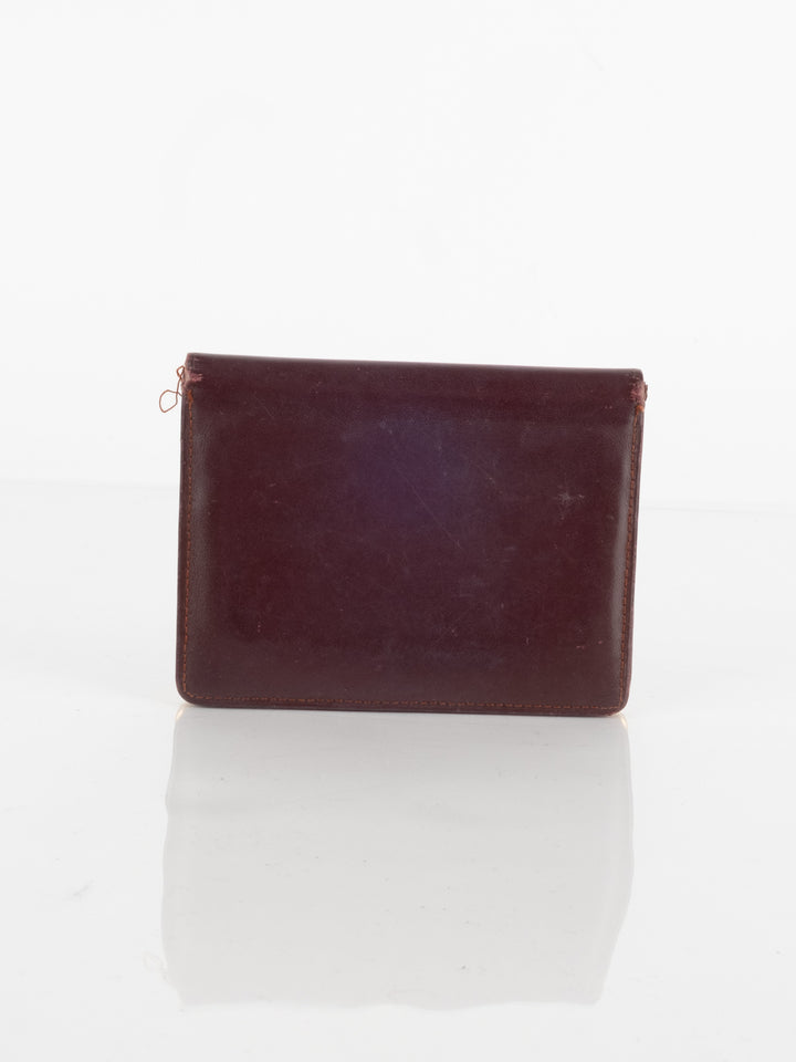 Burgundy Card Holder