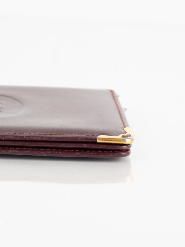 Burgundy Card Holder