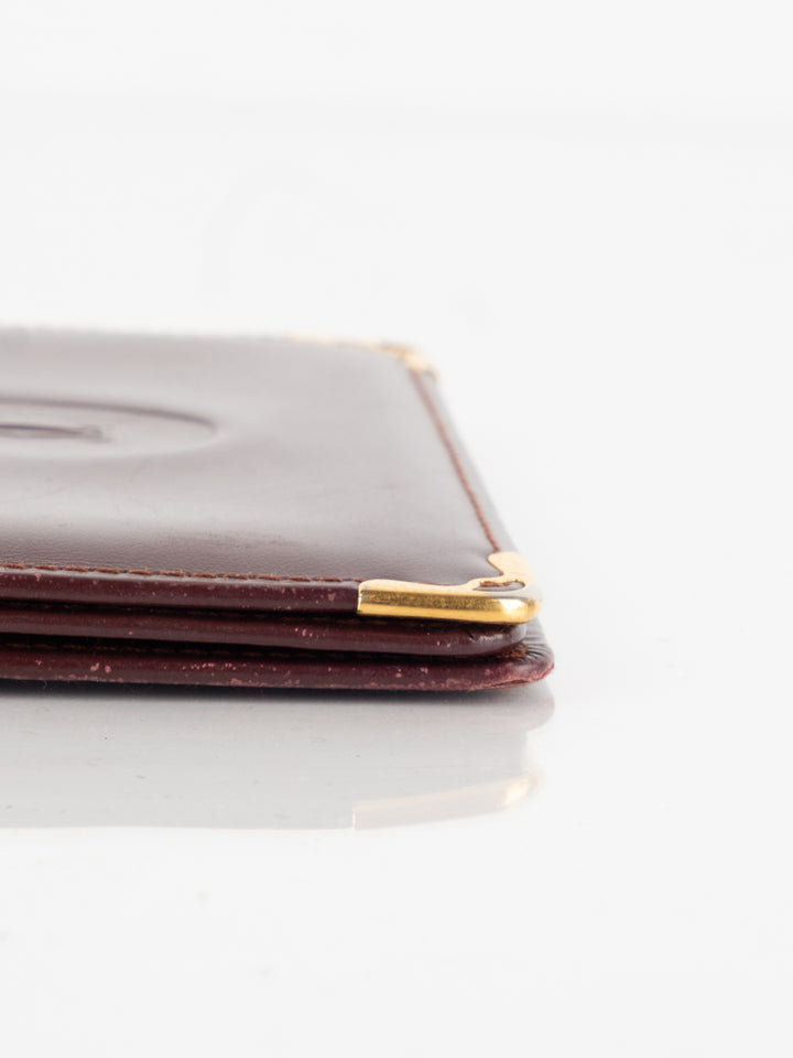 Burgundy Card Holder