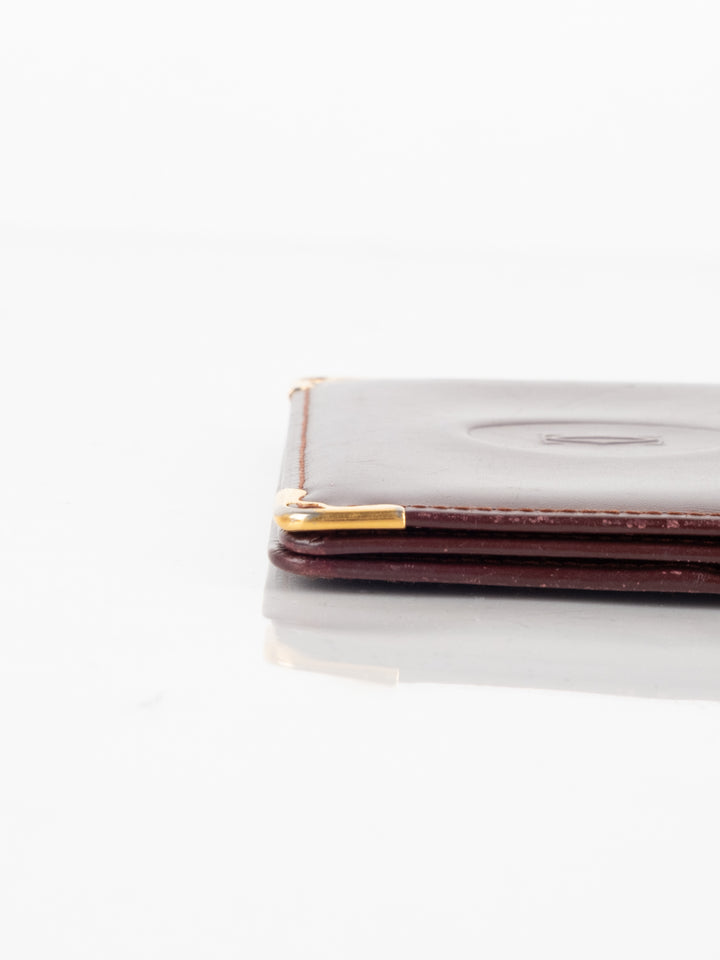 Burgundy Card Holder