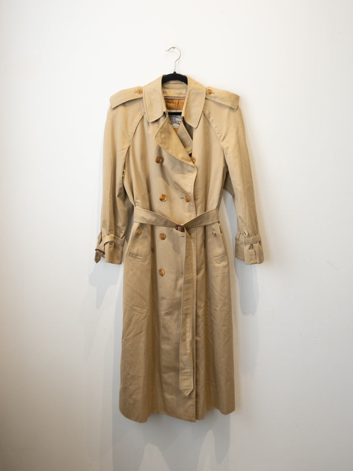 Long Classic Beige Trench