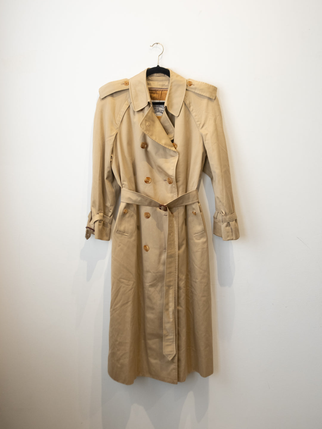 Long Classic Beige Trench