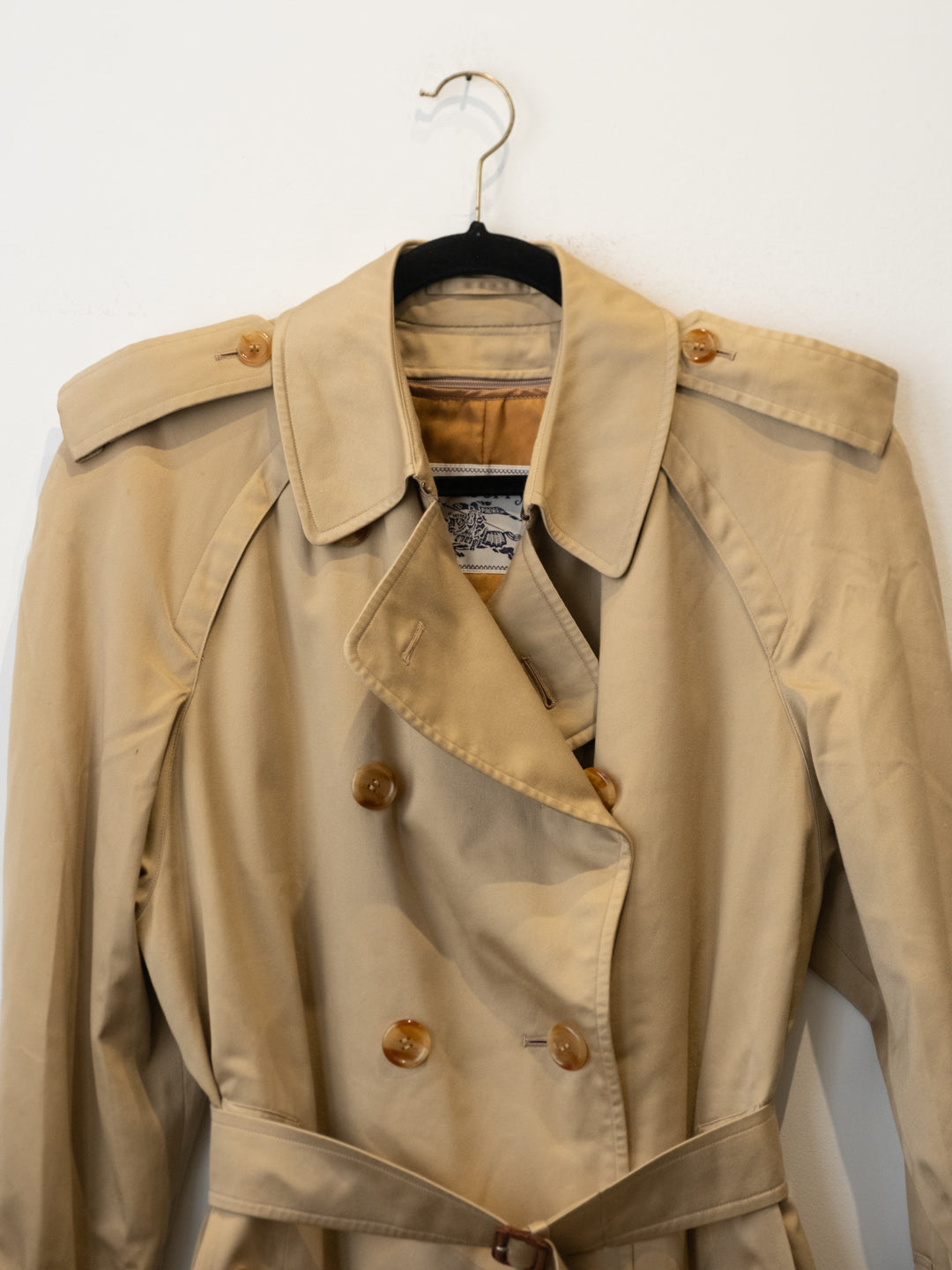 Long Classic Beige Trench