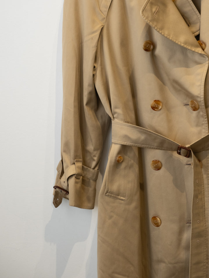 Long Classic Beige Trench