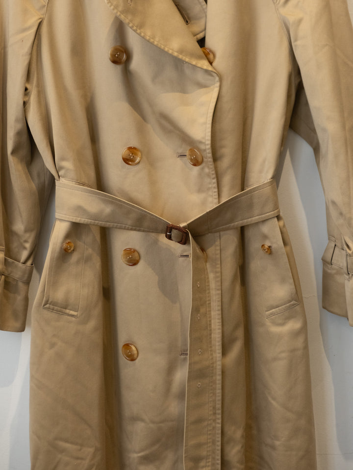 Long Classic Beige Trench