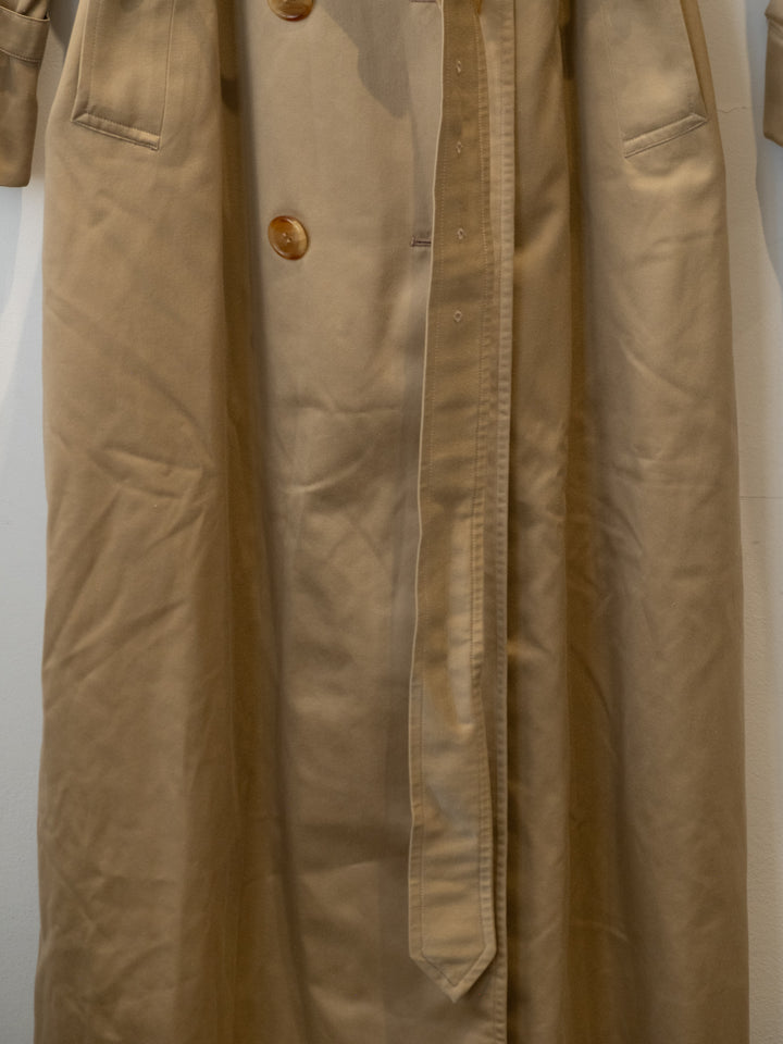 Long Classic Beige Trench