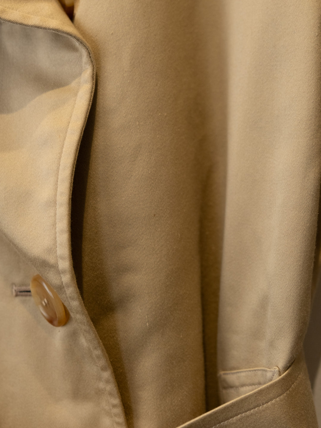 Long Classic Beige Trench