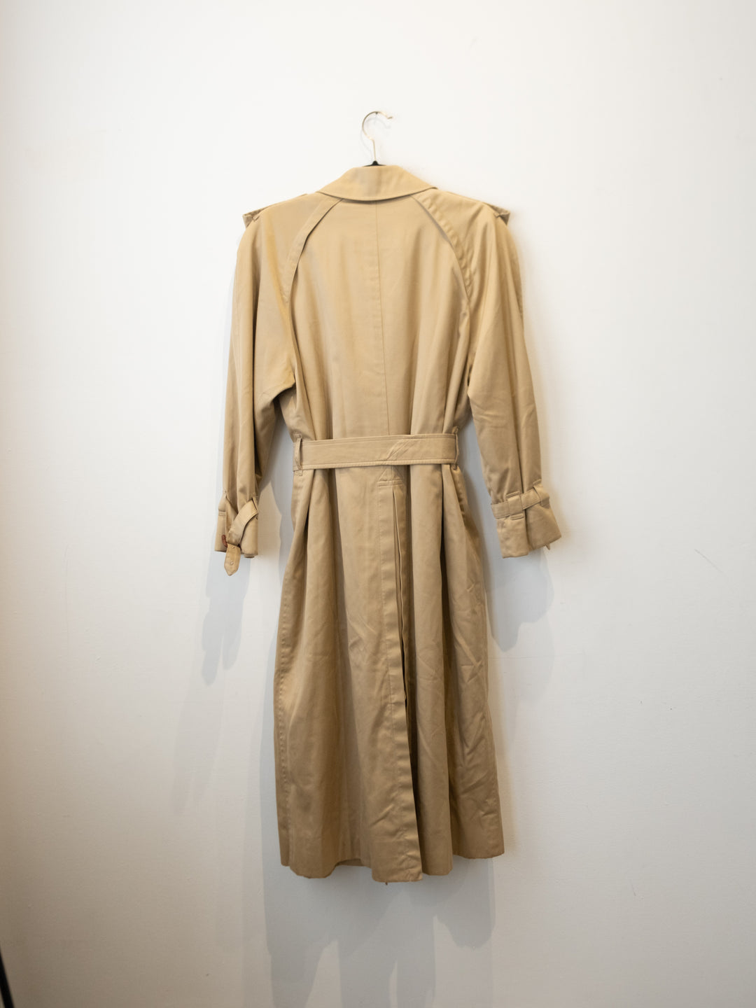 Long Classic Beige Trench