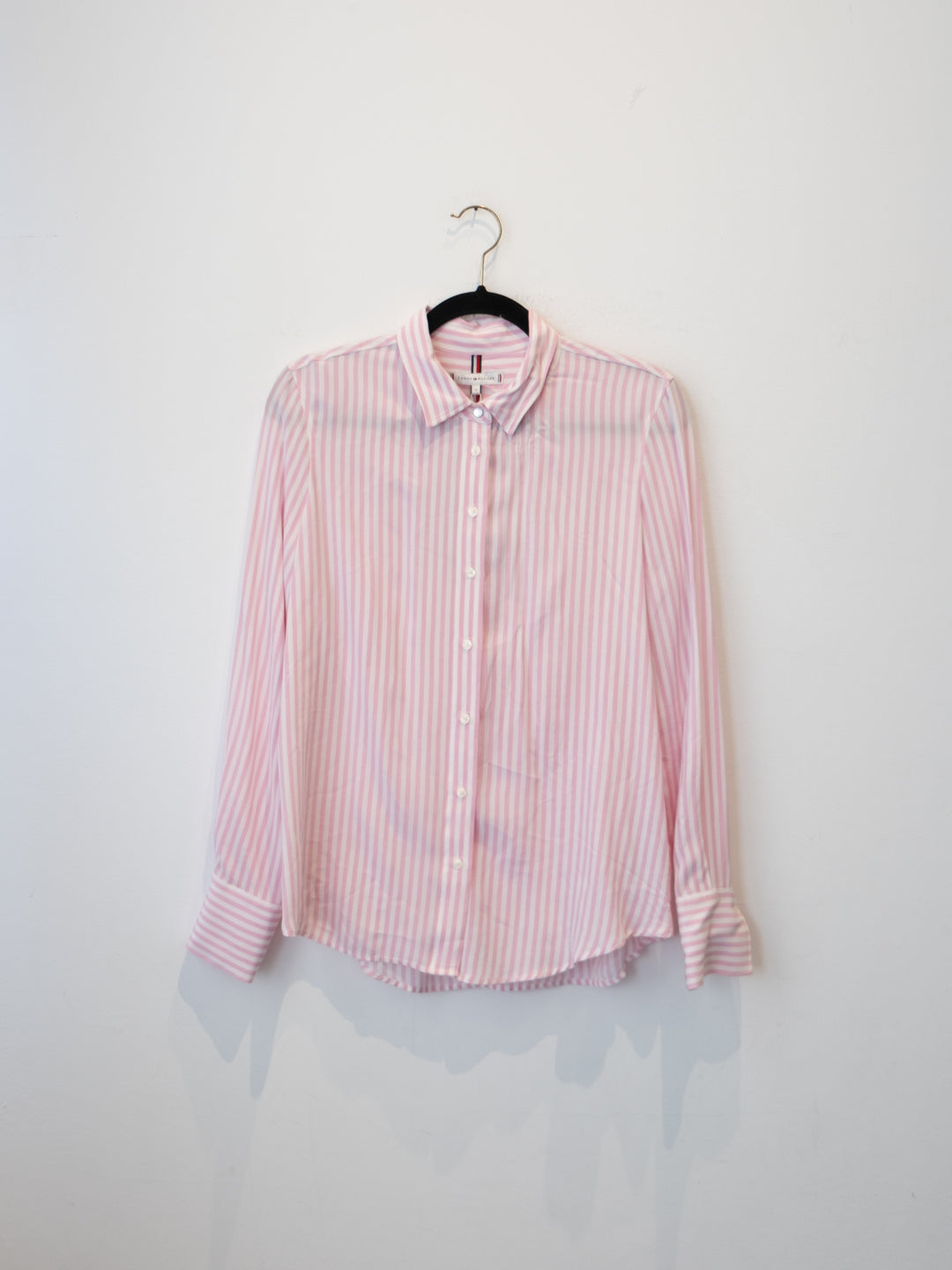 Pink Stripped Buttoned Shirt