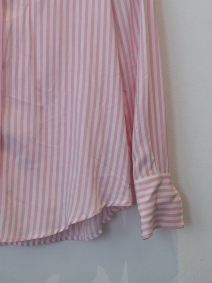 Pink Stripped Buttoned Shirt