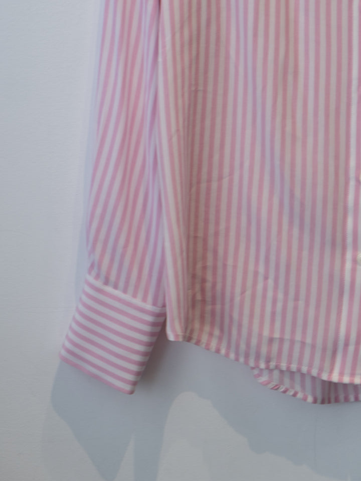 Pink Stripped Buttoned Shirt