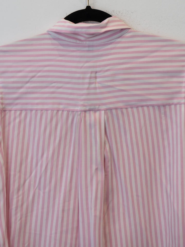 Pink Stripped Buttoned Shirt