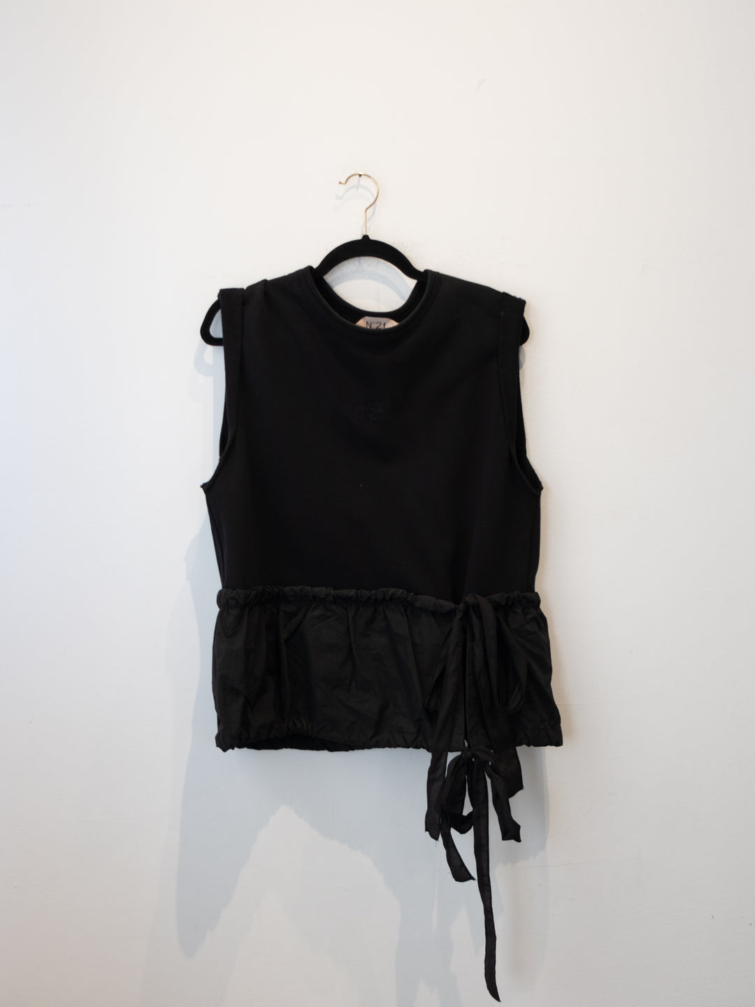 Black Sleeveless Shirt