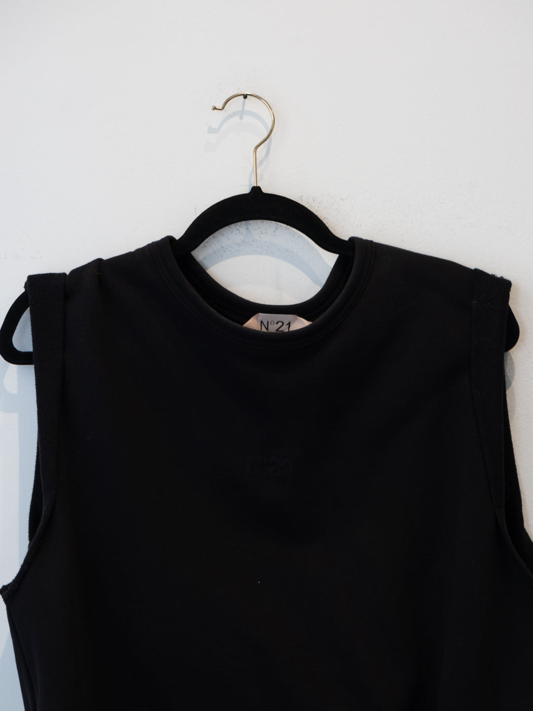 Black Sleeveless Shirt