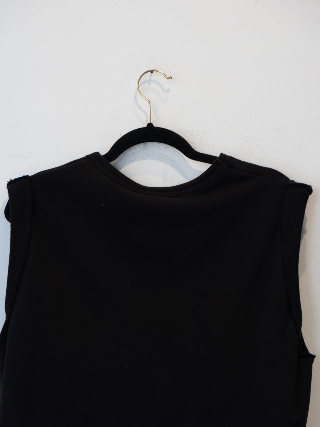 Black Sleeveless Shirt