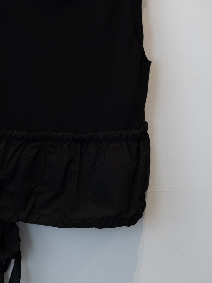 Black Sleeveless Shirt