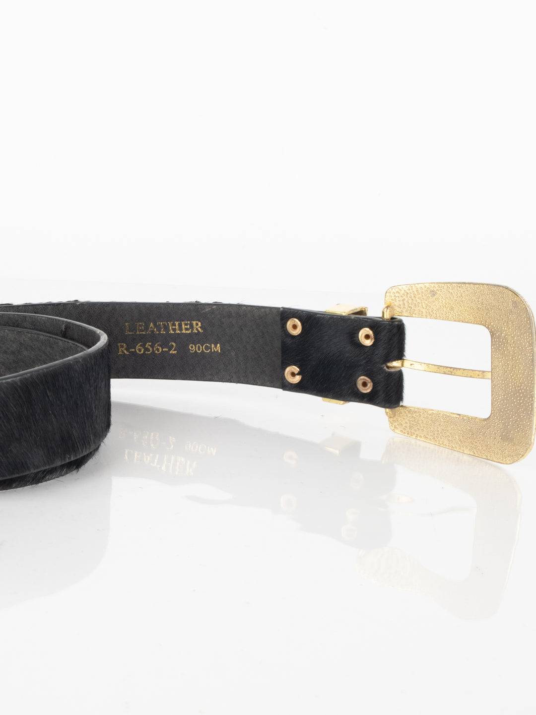 Black Fur Belt