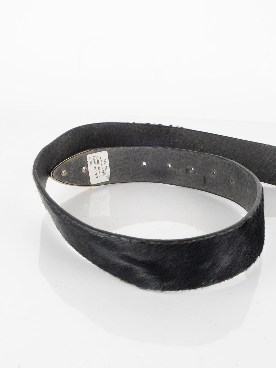 Black Fur Belt