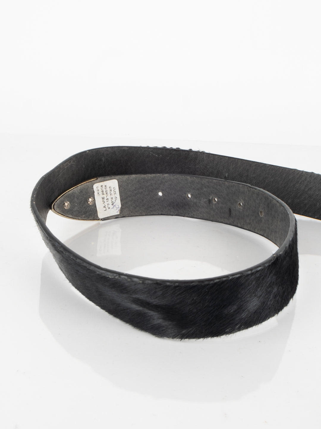 Black Fur Belt