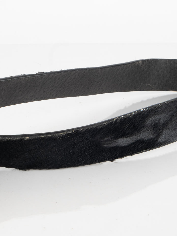 Black Fur Belt