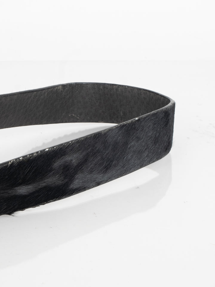 Black Fur Belt