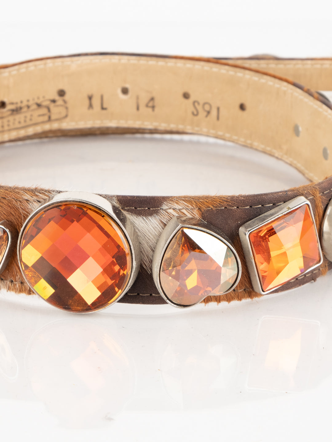 Big Sparkles Leather Belt